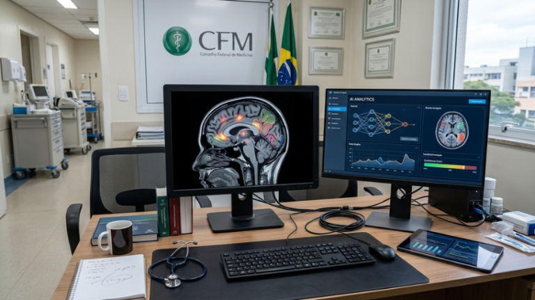 IA na medicina: novas regras do CFM mudam o uso da inteligência artificial por médicos no Brasil IA na medicina: novas regras do CFM mudam o uso da inteligência artificial por médicos no Brasil